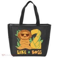 2nd Birthday Like A Boss Lion Cute Gift Tote Bag thumb 0