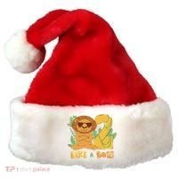 2nd Birthday Like A Boss Lion Cute Gift Santa Hat thumb 0