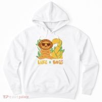 2nd Birthday Like A Boss Lion Cute Gift Hoodie thumb 0