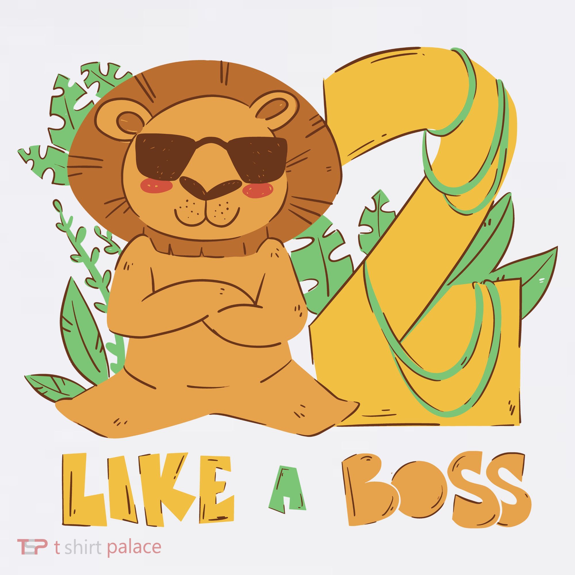 2nd Birthday Like A Boss Lion Cute Gift Hoodie