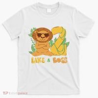 2nd Birthday Like A Boss Lion Cute Gift T-Shirt thumb 0