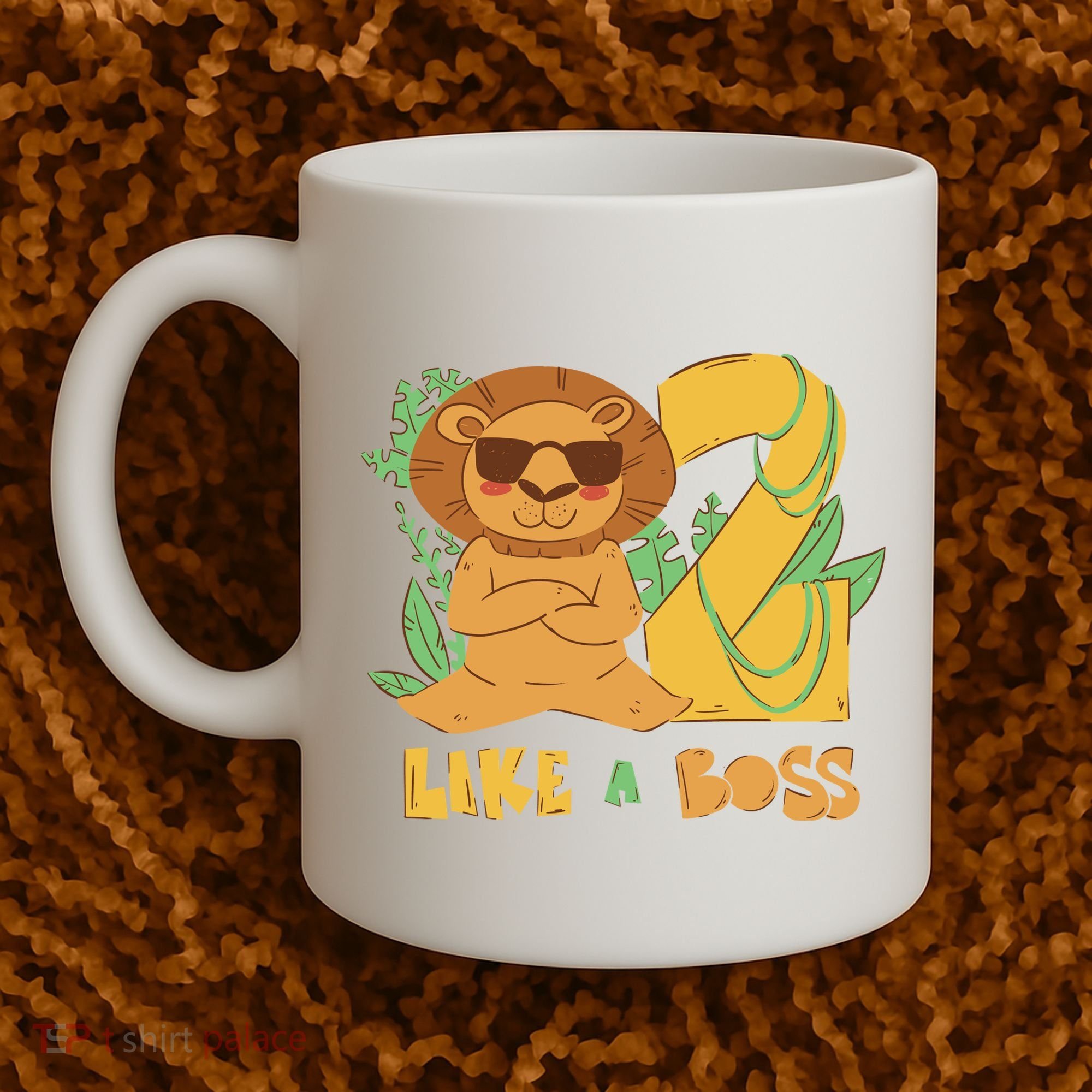 2nd Birthday Like A Boss Lion Cute Gift Coffee Mug