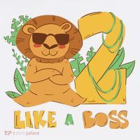 2nd Birthday Like A Boss Lion Cute Gift Mousepad thumb 1