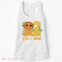 2nd Birthday Like A Boss Lion Cute Gift Women's Tank Top thumb 0