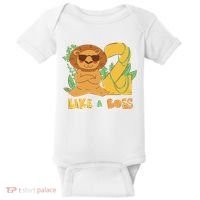 2nd Birthday Like A Boss Lion Cute Gift Baby Bodysuit thumb 0