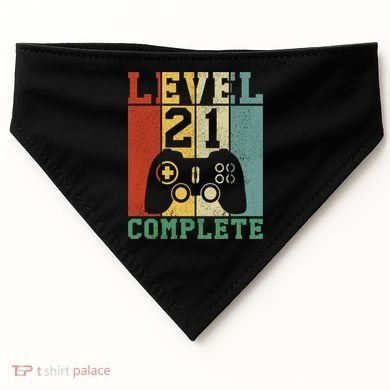 21 Birthday Level 21 Complete Meaningful Gift USA-Made Doggie Bandana