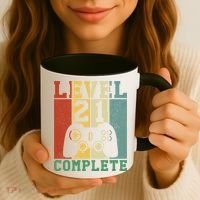 21 Birthday Level 21 Complete Meaningful Gift Coffee Mug thumb 3