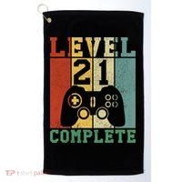 21 Birthday Level 21 Complete Meaningful Gift Golf Towel thumb 0