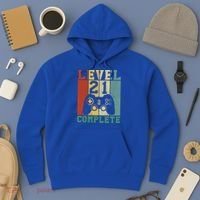 21 Birthday Level 21 Complete Meaningful Gift Hoodie thumb 3