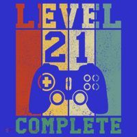 21 Birthday Level 21 Complete Meaningful Gift Hoodie thumb 7