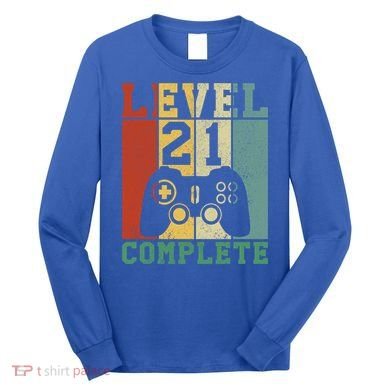 21 Birthday Level 21 Complete Meaningful Gift Long Sleeve Shirt
