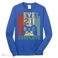 21 Birthday Level 21 Complete Meaningful Gift Long Sleeve Shirt thumb 0