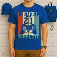 21 Birthday Level 21 Complete Meaningful Gift T-Shirt thumb 6