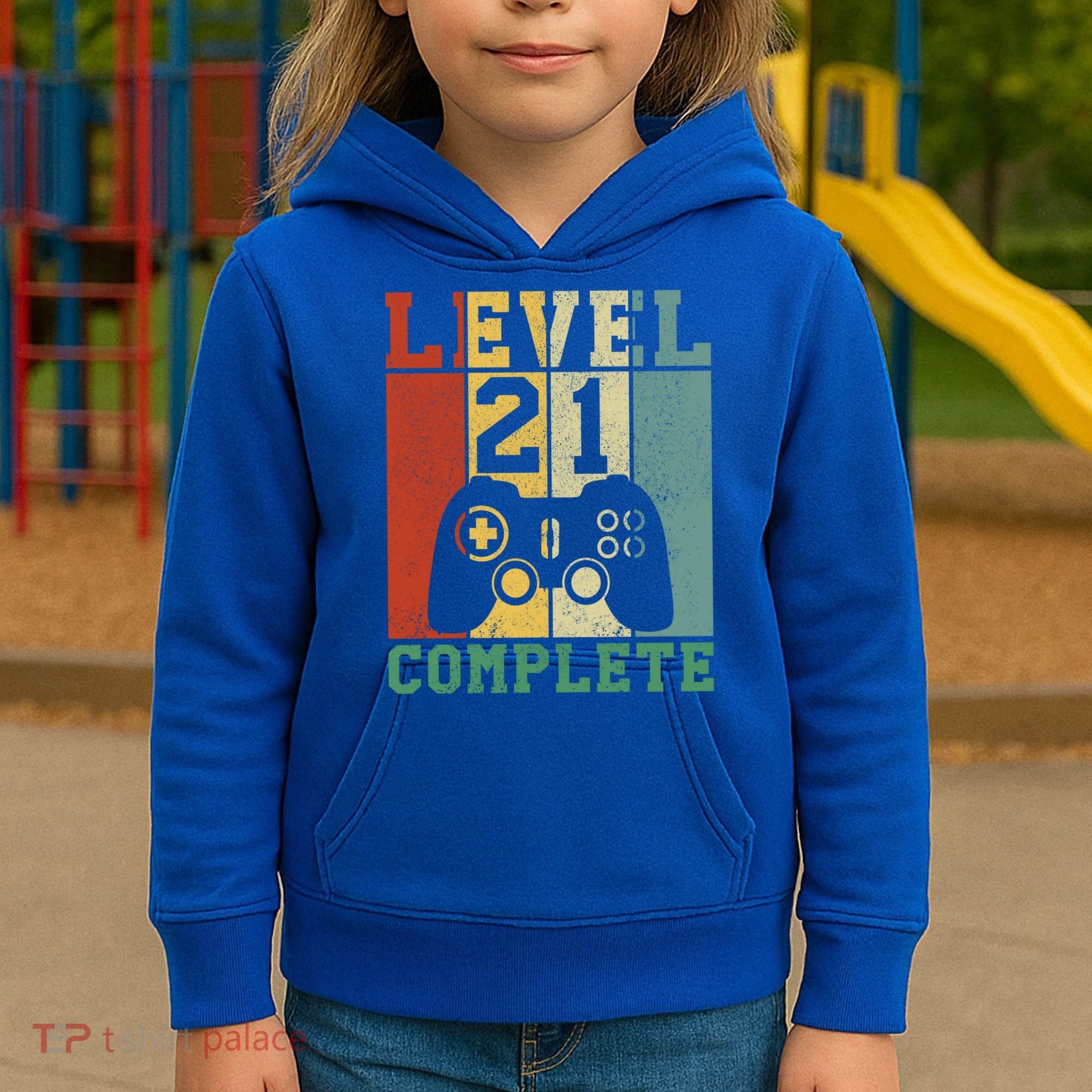 21 Birthday Level 21 Complete Meaningful Gift Kids Hoodie