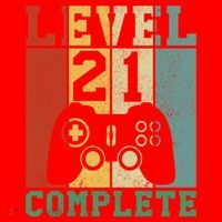 21 Birthday Level 21 Complete Meaningful Gift Santa Hat thumb 1