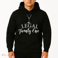 21st Birthday Squad Celebration Graphic Hoodie thumb 2