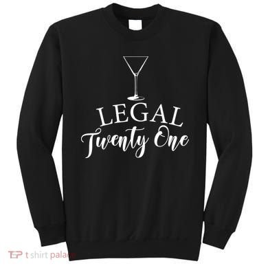 21st Birthday Squad Celebration Graphic Sweatshirt