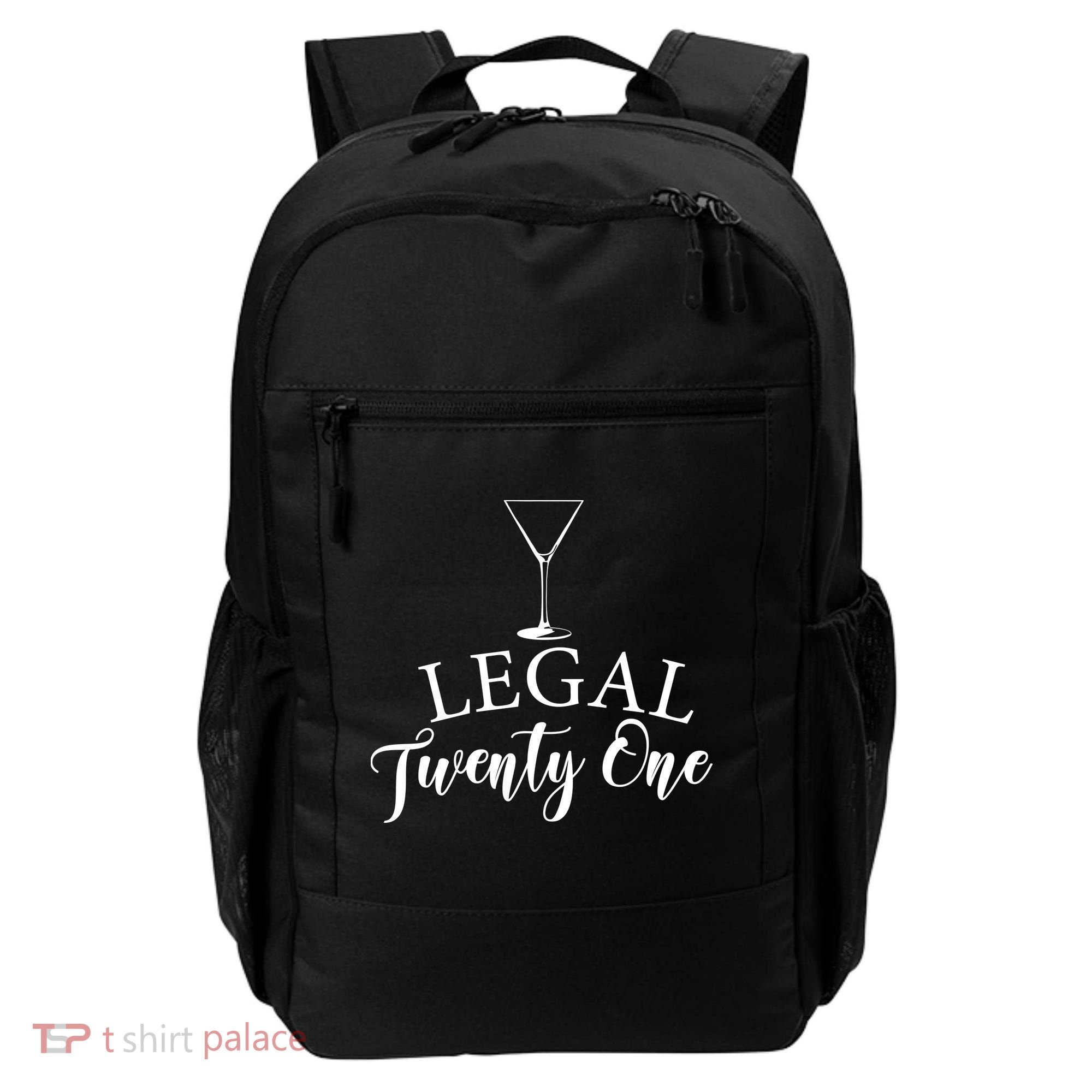 21st Birthday Squad Celebration Graphic Backpack