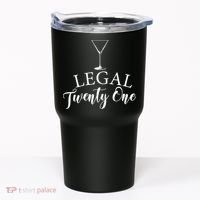 21st Birthday Squad Celebration Graphic Tumbler thumb 0