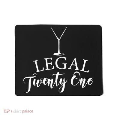 21st Birthday Squad Celebration Graphic Mousepad