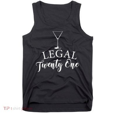 21st Birthday Squad Celebration Graphic Tank Top