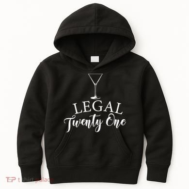 21st Birthday Squad Celebration Graphic Kids Hoodie