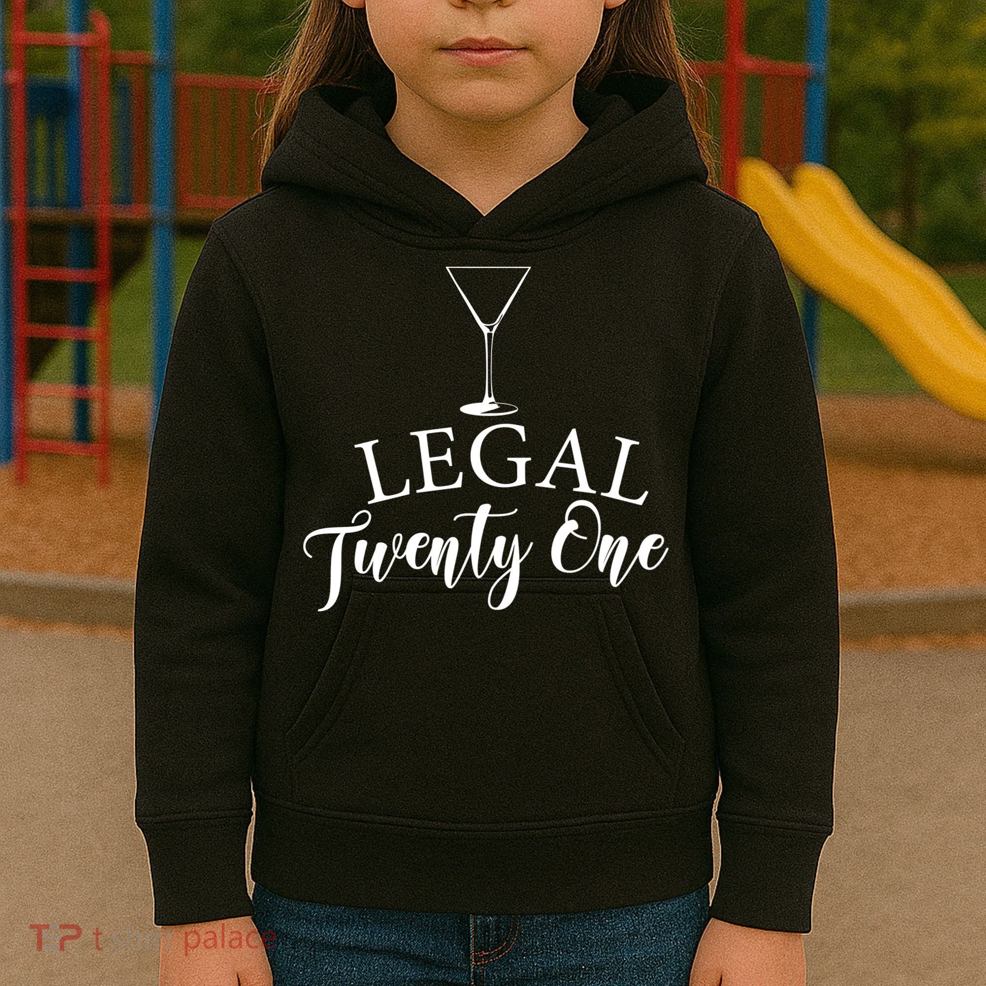21st Birthday Squad Celebration Graphic Kids Hoodie