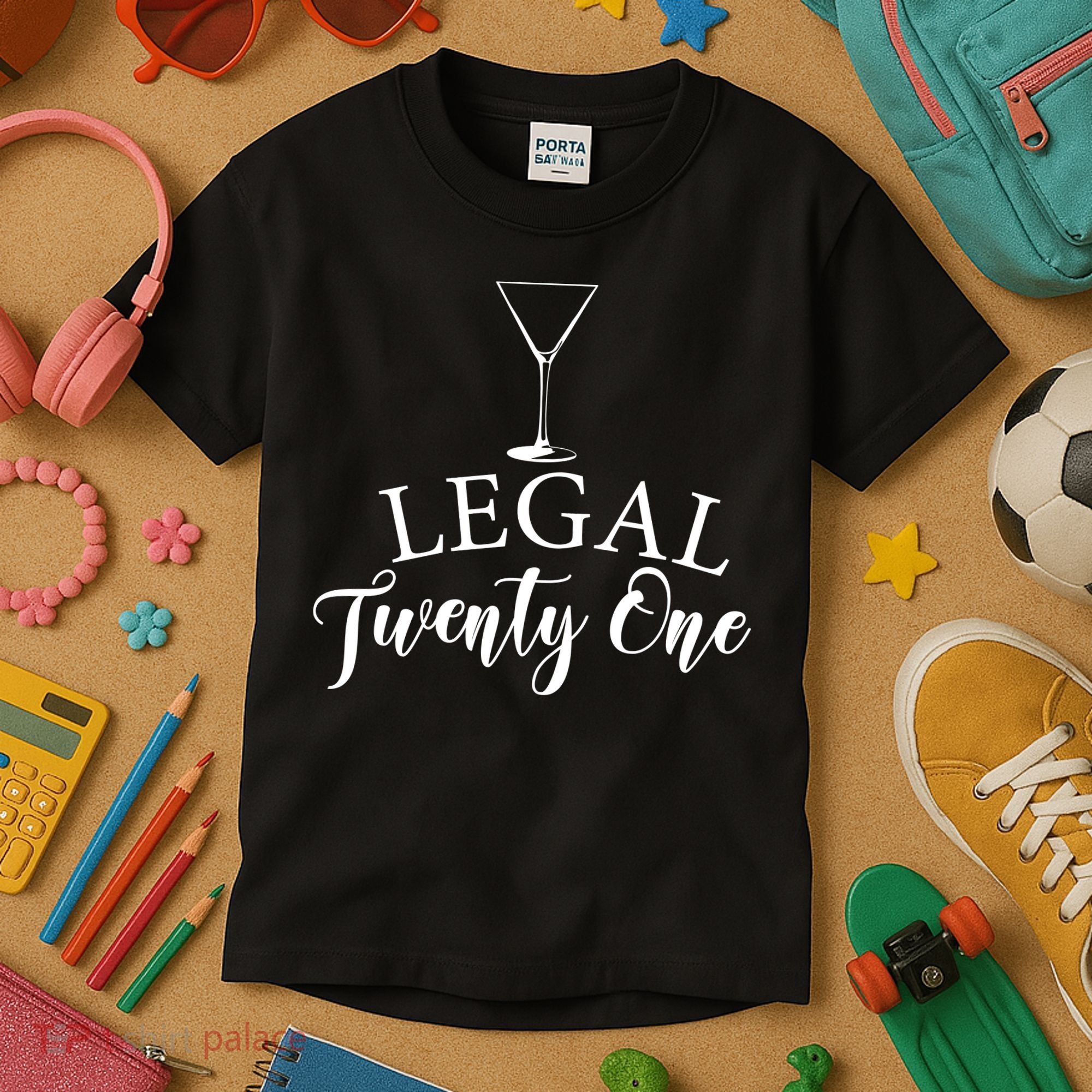 21st Birthday Squad Celebration Graphic Kids T-Shirt