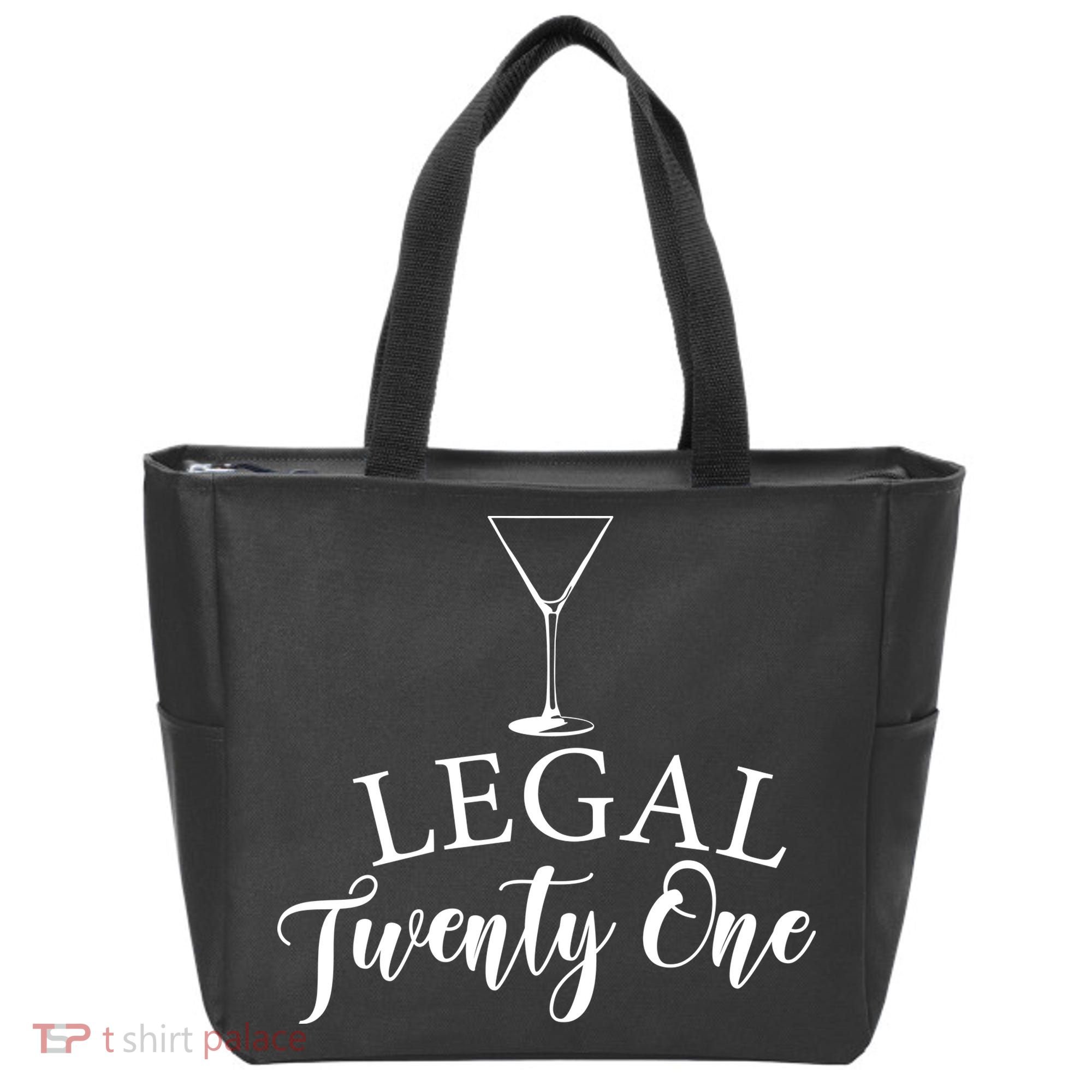 21st Birthday Squad Celebration Graphic Tote Bag
