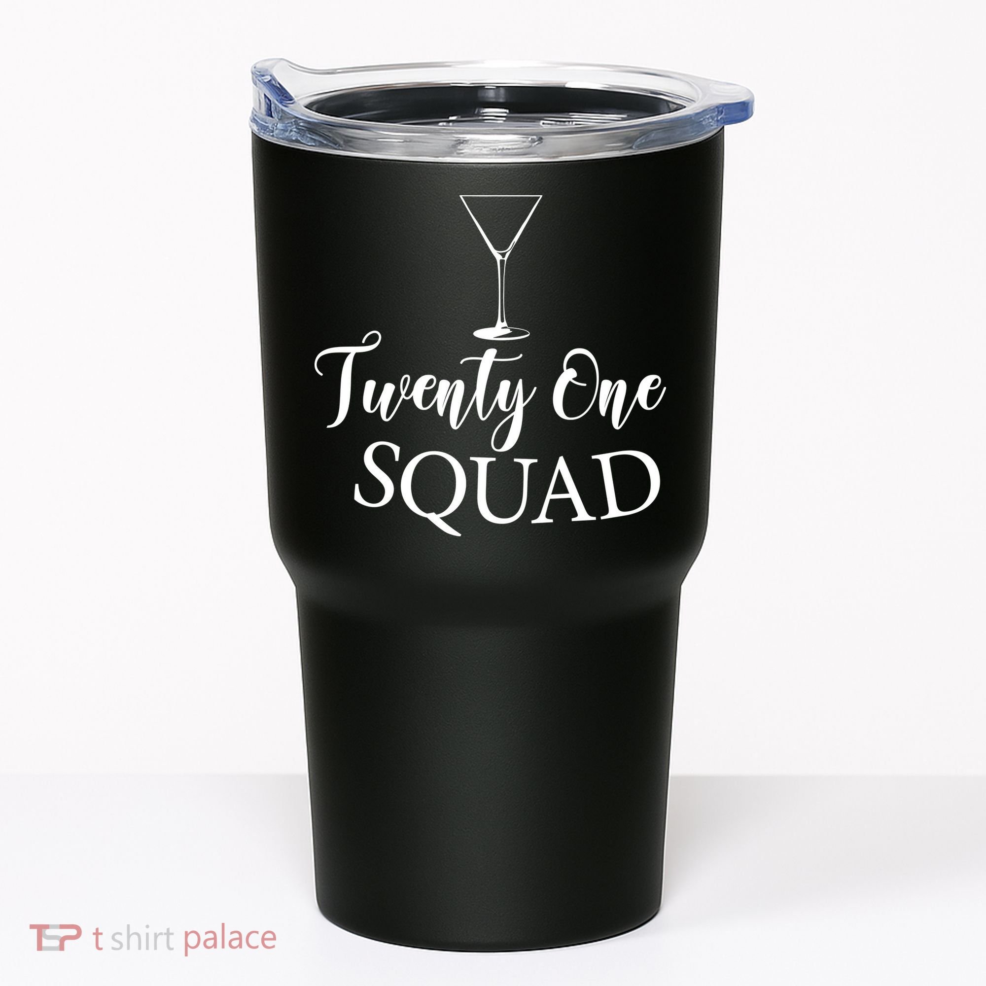 21st Birthday Squad Celebration Graphic Tumbler