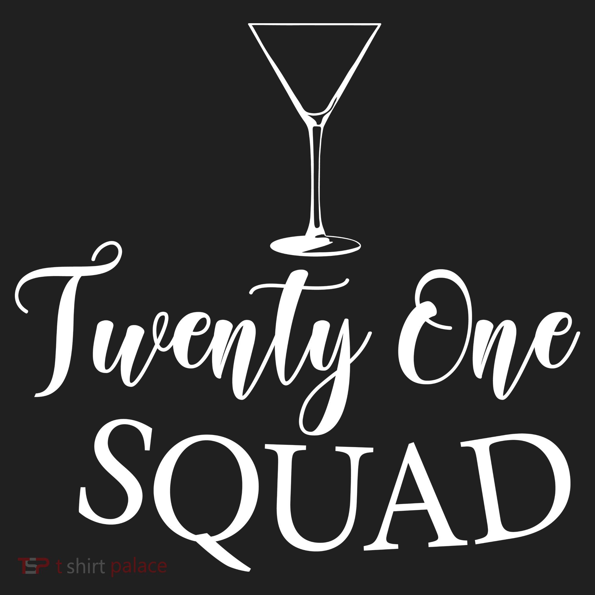 21st Birthday Squad Celebration Graphic Tumbler