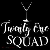 21st Birthday Squad Celebration Graphic Kids Hoodie thumb 5