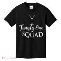 21st Birthday Squad Celebration Graphic Kids T-Shirt thumb 0