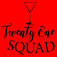 21st Birthday Squad Celebration Graphic Santa Hat thumb 1