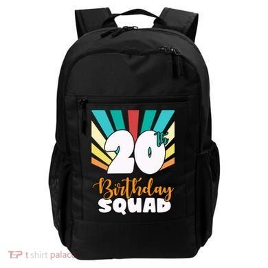 20th Birthday Squad 20 Years Old Backpack
