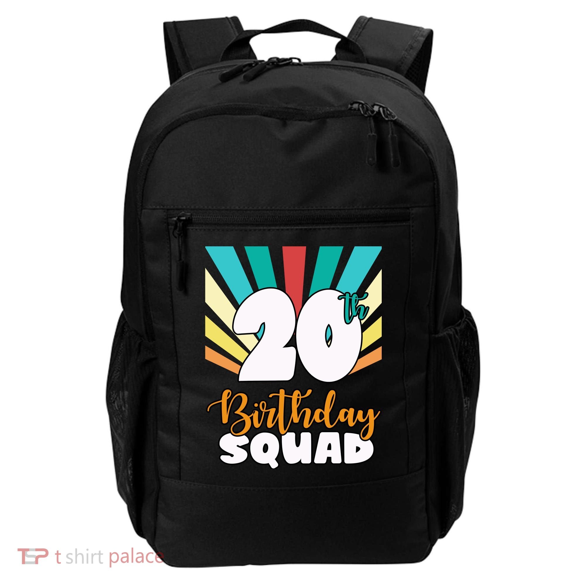 20th Birthday Squad 20 Years Old Backpack