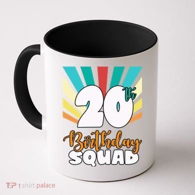 20th Birthday Squad 20 Years Old Coffee Mug