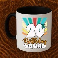 20th Birthday Squad 20 Years Old Coffee Mug thumb 2