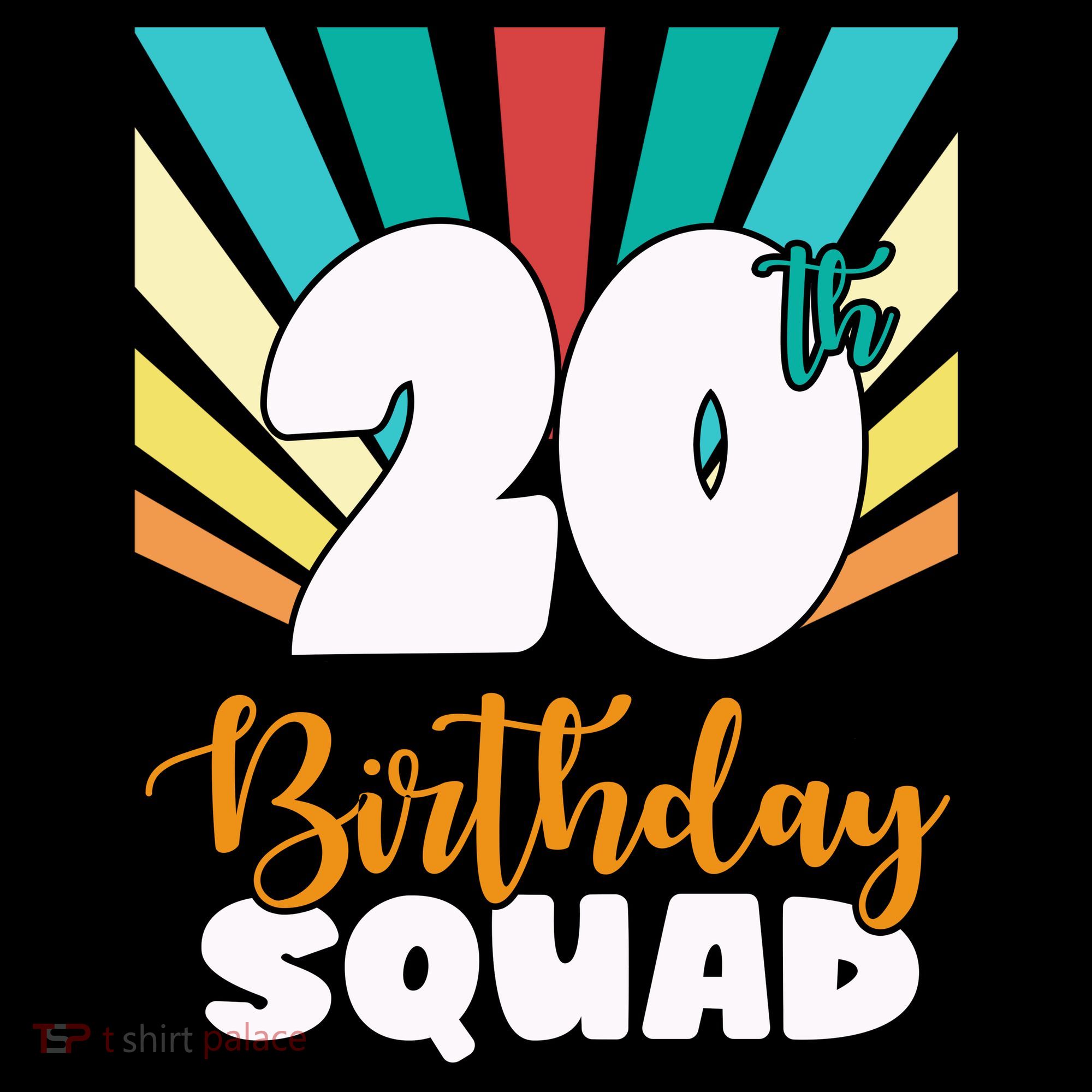 20th Birthday Squad 20 Years Old Coffee Mug