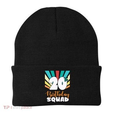 20th Birthday Squad 20 Years Old Beanie