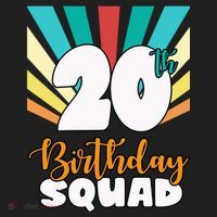 20th Birthday Squad 20 Years Old Beanie thumb 2