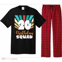 20th Birthday Squad 20 Years Old Pajama Set thumb 0