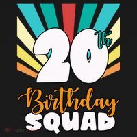 20th Birthday Squad 20 Years Old Ornament thumb 1