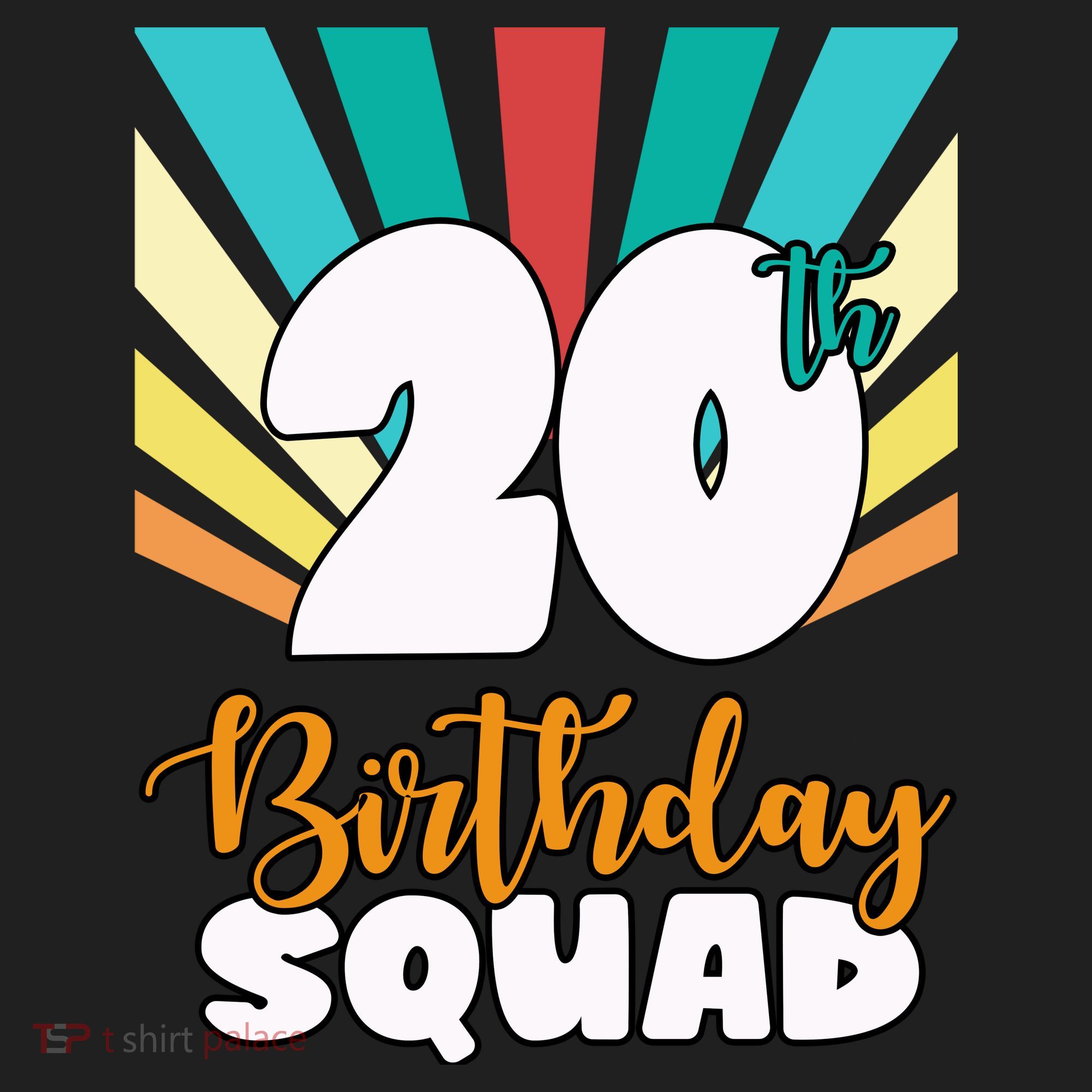 20th Birthday Squad 20 Years Old Hat