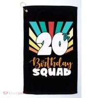 20th Birthday Squad 20 Years Old Golf Towel thumb 0