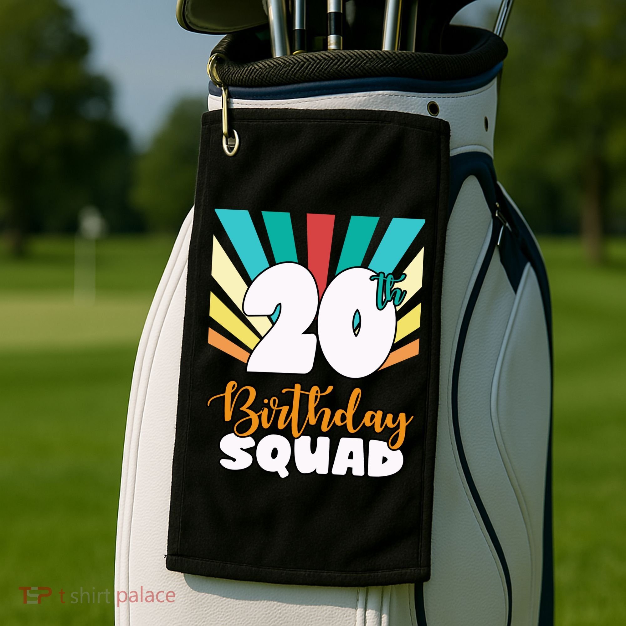 20th Birthday Squad 20 Years Old Golf Towel