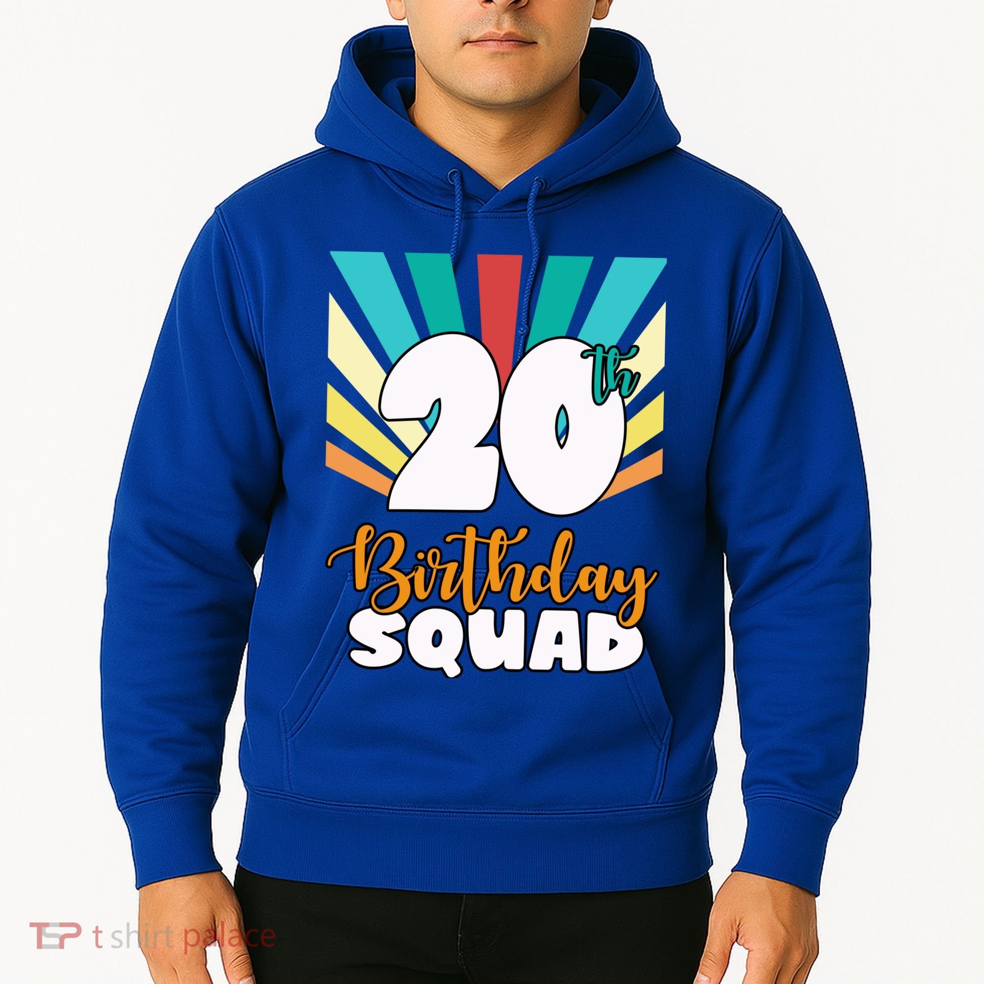20th Birthday Squad 20 Years Old Hoodie