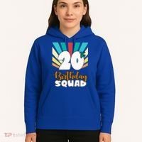 20th Birthday Squad 20 Years Old Hoodie thumb 5