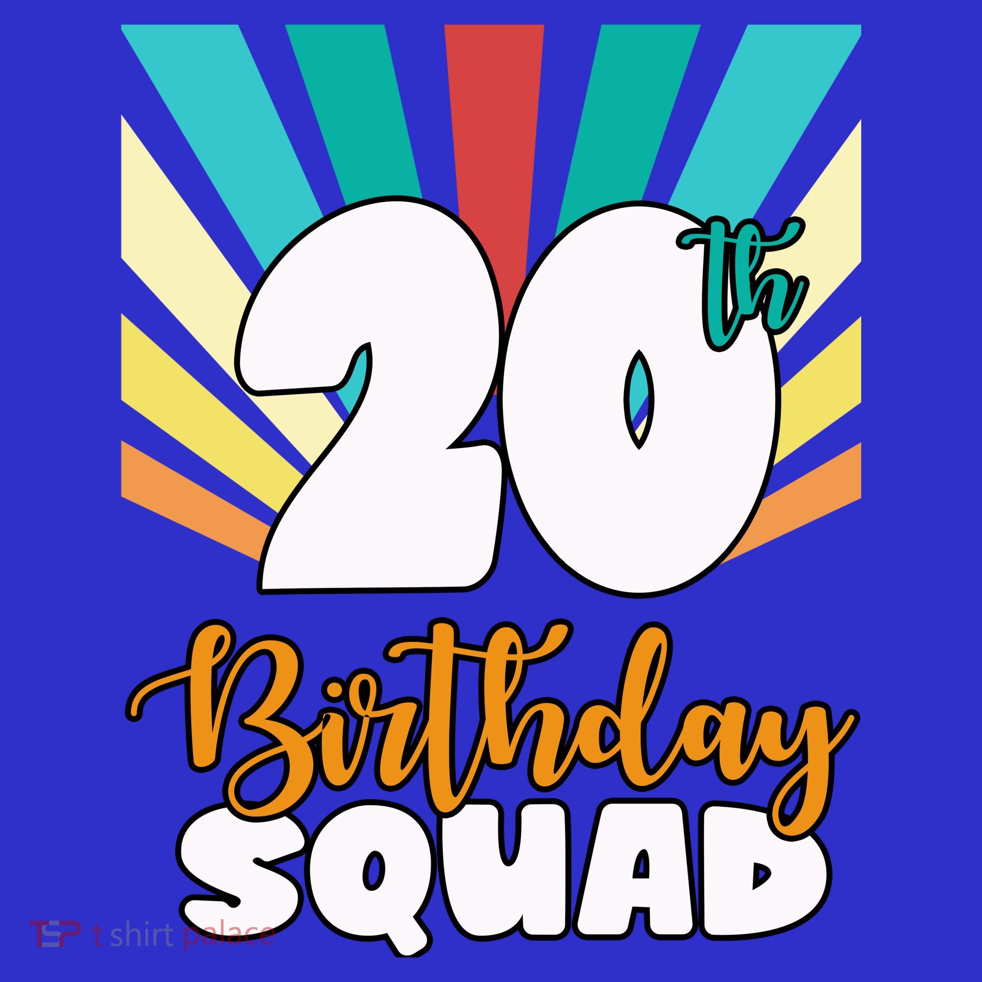 20th Birthday Squad 20 Years Old Sweatshirt