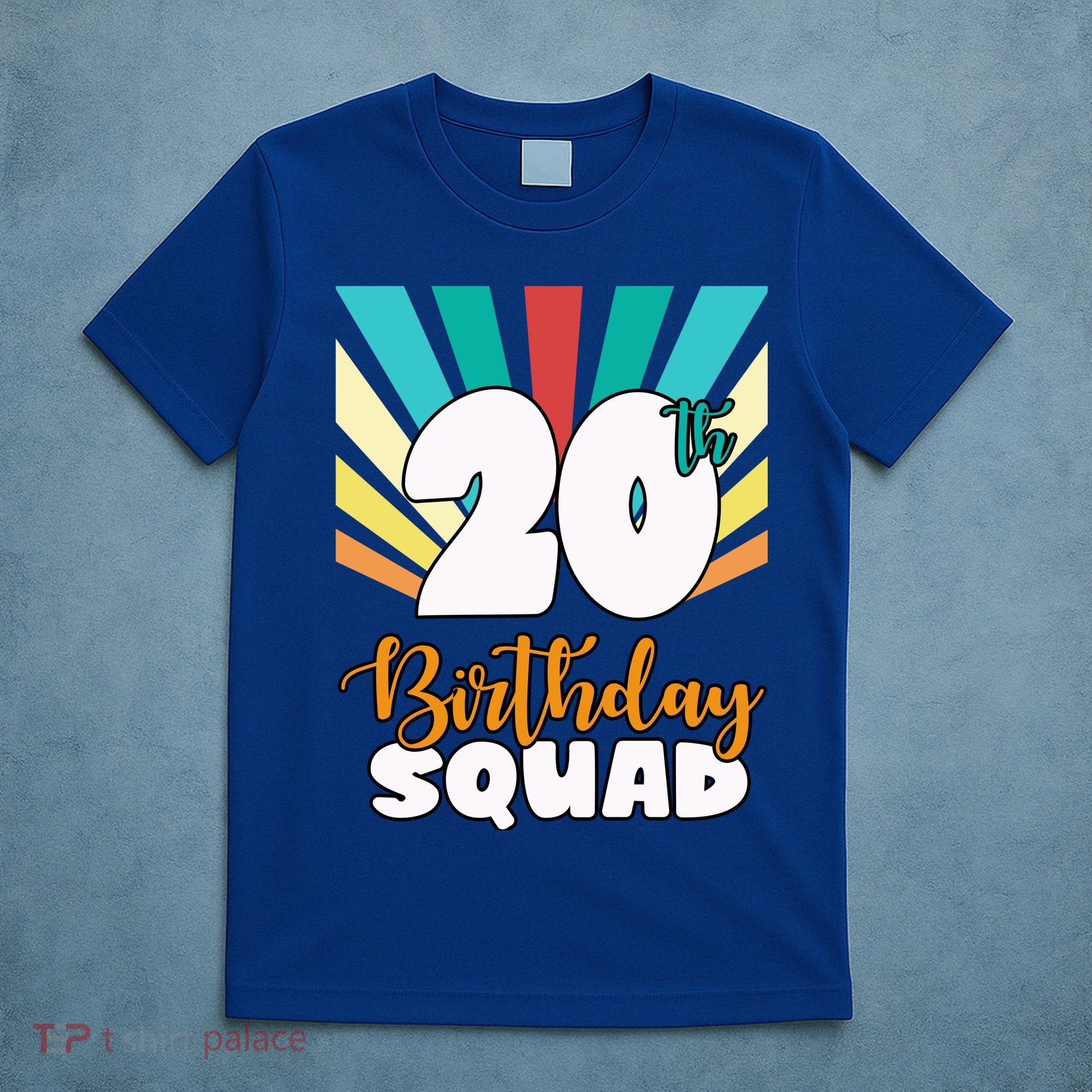20th Birthday Squad 20 Years Old T-Shirt